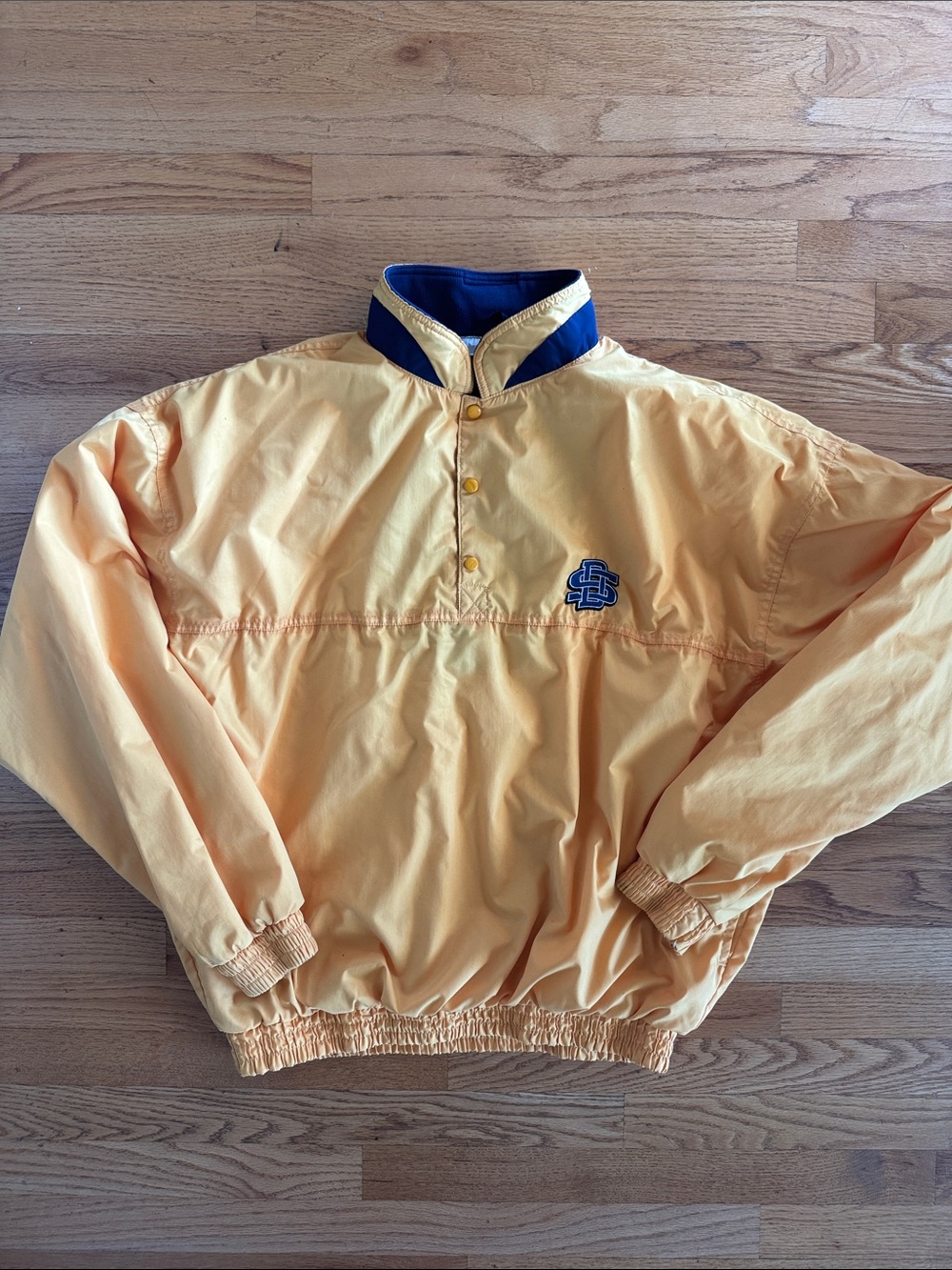 SDSU SDstate Yellow Pullover Windbreaker Jacket